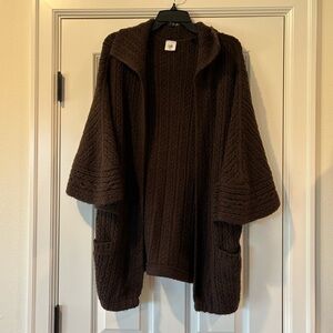 CAbi Brown Knit Cardigan Sweater